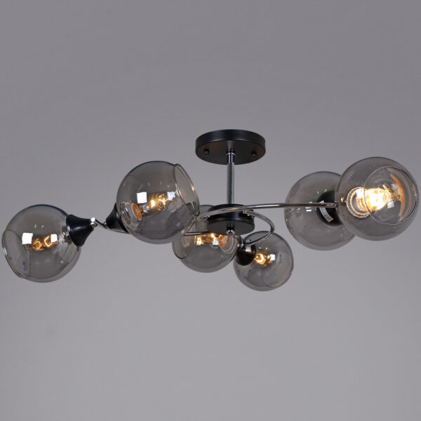 02288-0.3-06 BK+CH светильник потолочный 02288-0.3-06 BK+CH светильник потолочный