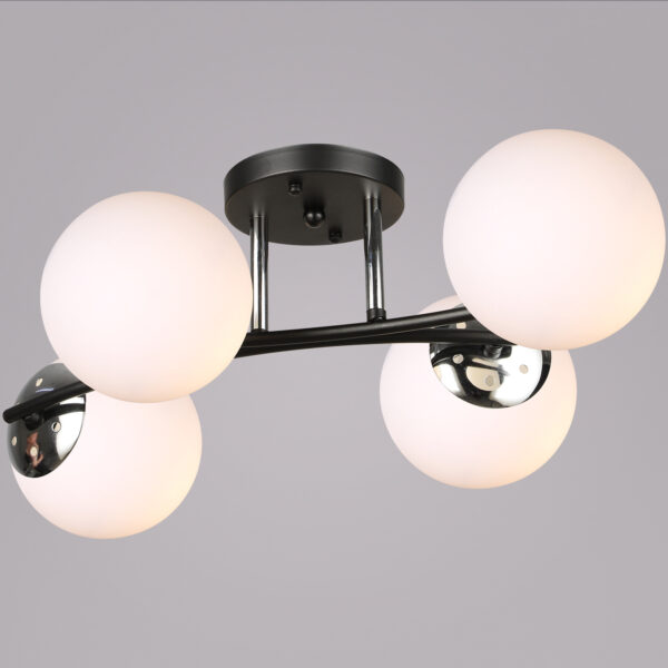 02318-0.3-04 BK+CH светильник потолочный 02318-0.3-04 BK+CH светильник потолочный