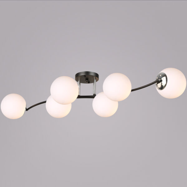 02318-0.3-06 BK+CH светильник потолочный 02318-0.3-06 BK+CH светильник потолочный