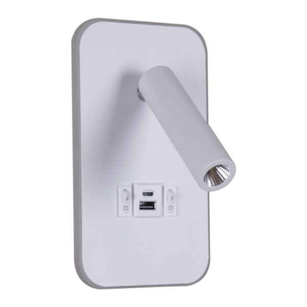 86204-9.2-001KT LED12W+USB WT светильник настенный 86204-9.2-001KT LED12W+USB WT светильник настенный