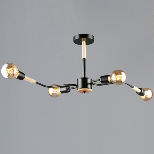 10070-0.3-04 BK+WOOD светильник потолочный 10070-0.3-04 BK+WOOD светильник потолочный