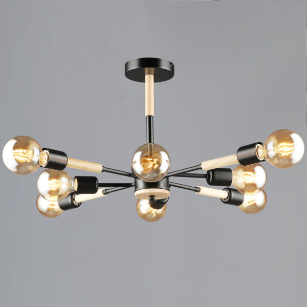 99960-0.3-08 BK+WOOD светильник потолочный 99960-0.3-08 BK+WOOD светильник потолочный