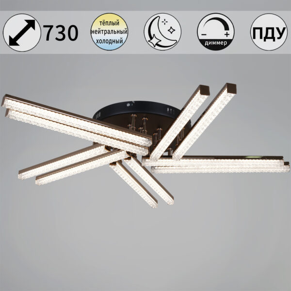 17090-0.3-10 BK+FG светильник потолочный 17090-0.3-10 BK+FG светильник потолочный