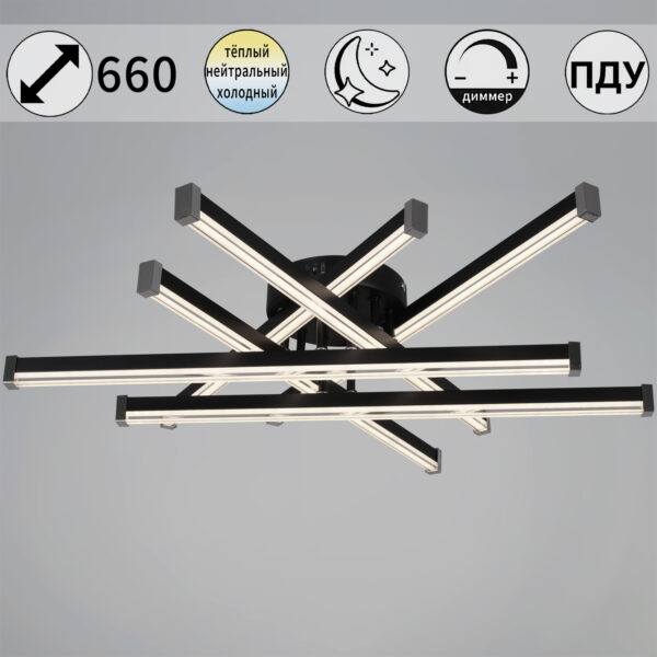 63090-0.3-06 BK светильник потолочный 63090-0.3-06 BK светильник потолочный