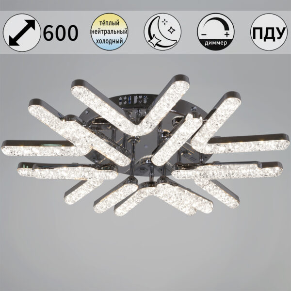 13190-0.3-6+6 CR светильник потолочный 13190-0.3-6+6 CR светильник потолочный