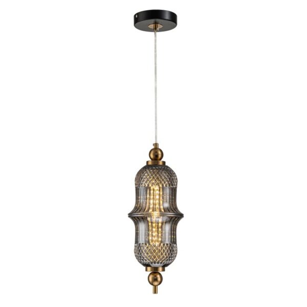 1515.970 Светильник подвесной Belfast Herbison A1953 / B / A3 GR GL Золотой / Стекло / Серый