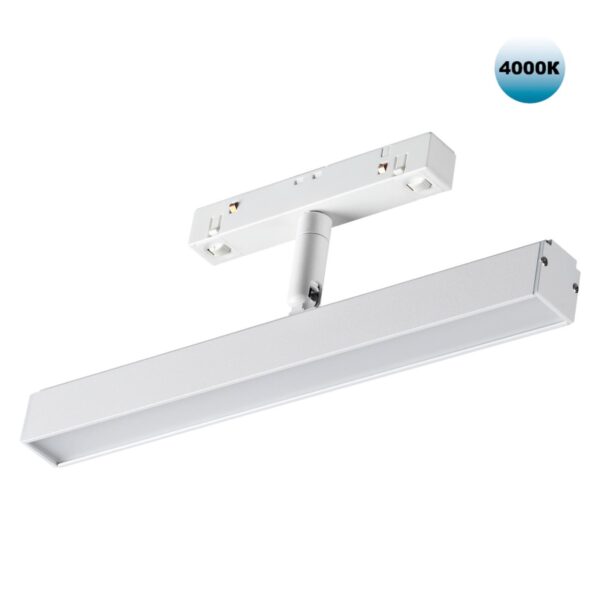 178f3c85c087b4df685574253f8df6a8 358611 SHINO NT21 045 белый Трековый светильник для низковольного шинопровода IP20 LED 4000K 12W 48V FLUM