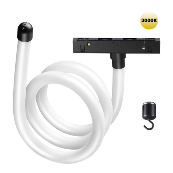 193a8edd57b8fb7be7f206a9fea702e2 359137 KONST NT23 144 черный Трековый светильник для низковольтного шинопровода FLUM IP20 LED 3000К 14W 48V 1400Лм RAMO