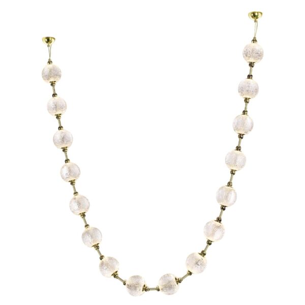 1d0ea6cc17397cd38282d3cb75ab3d1e 5008/64L L-VISION ODL23 591 золотой/прозрачный/металл/акрил Подвес бусы LED 64W 4000K 3520лм CRYSTAL