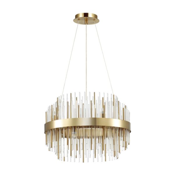 1f9a24548f3e12c1049096bcfeb763b7 4639/8 HALL ODL20 665 золотой/металл/стекло Люстра G9 8*40W 220V IDA