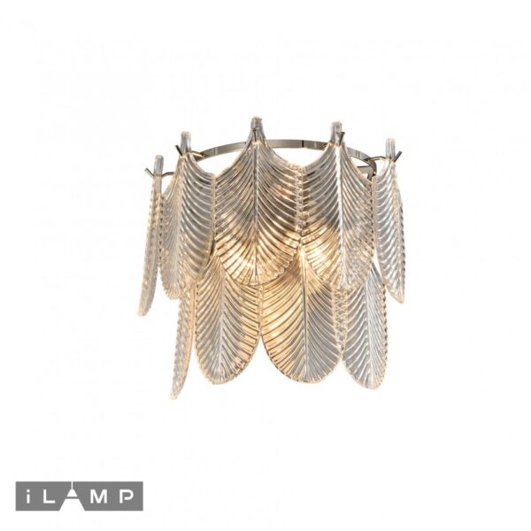 Настенный светильник iLamp ORO W2544-2 NICKEL Настенный светильник iLamp ORO W2544-2 NICKEL