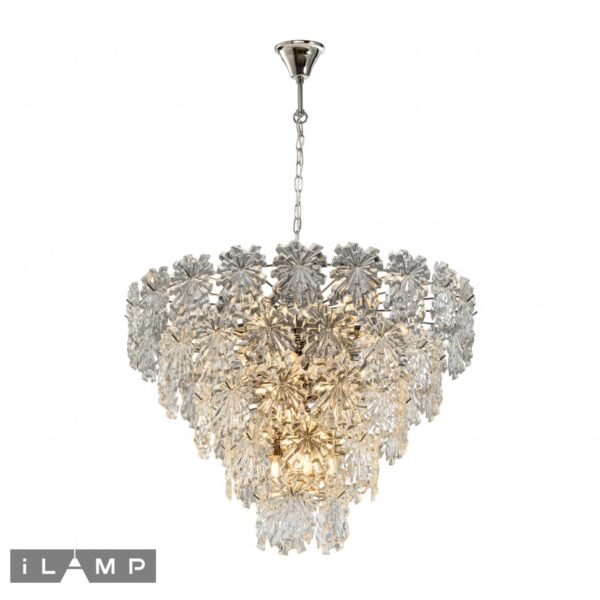 Подвесной светильник iLamp HOMY P2545-18 NICKEL Подвесной светильник iLamp HOMY P2545-18 NICKEL