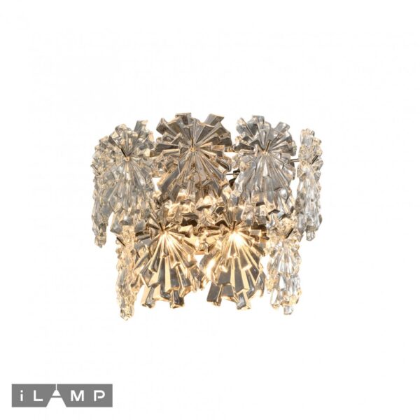 Настенный светильник iLamp HOMY W2545-2 NICKEL Настенный светильник iLamp HOMY W2545-2 NICKEL