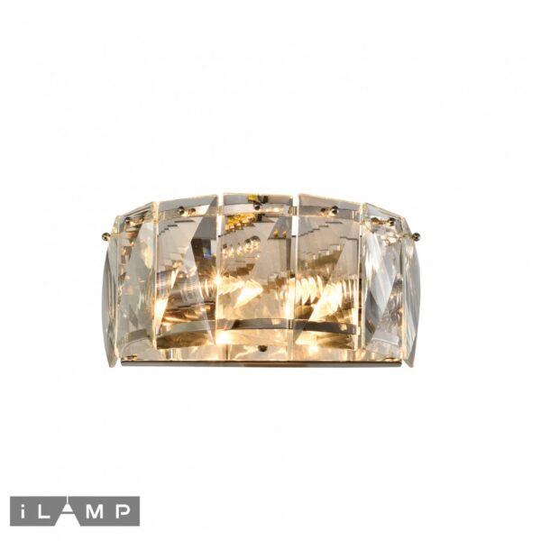 Настенный светильник iLamp PANORAMA W2550-2 NICKEL Настенный светильник iLamp PANORAMA W2550-2 NICKEL