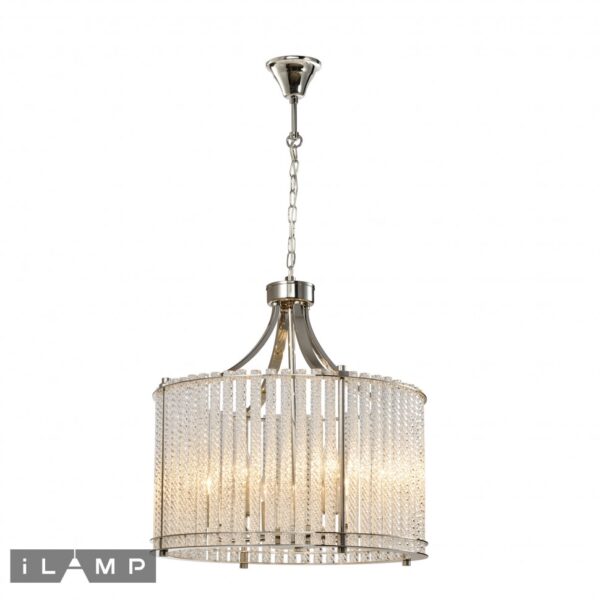 Подвесной светильник iLamp MANHATTAN P2554-6 NICKEL Подвесной светильник iLamp MANHATTAN P2554-6 NICKEL