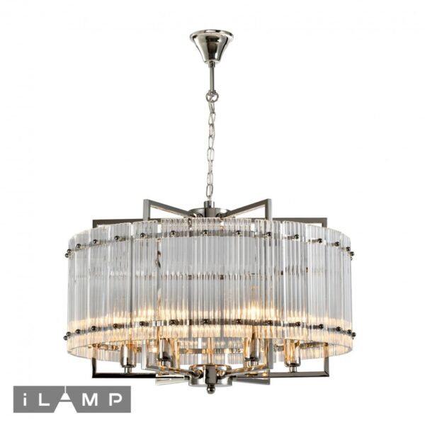 Подвесной светильник iLamp SILVERSTONE P9503-6 NICKEL Подвесной светильник iLamp SILVERSTONE P9503-6 NICKEL