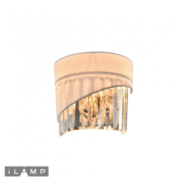 Настенный светильник iLamp CASA W9508-2 NICKEL Настенный светильник iLamp CASA W9508-2 NICKEL