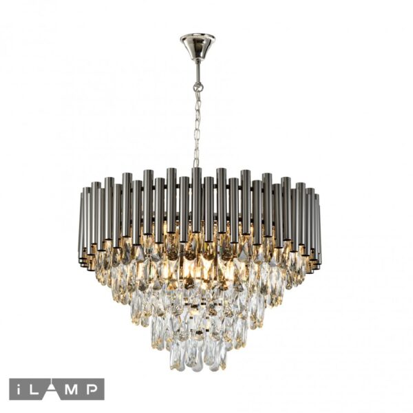 Подвесной светильник iLamp SAVAGE P9510-8 NICKEL Подвесной светильник iLamp SAVAGE P9510-8 NICKEL