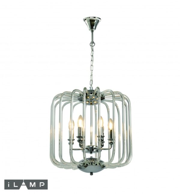 Подвесной светильник iLamp MONO P2481-6 CHROME Подвесной светильник iLamp MONO P2481-6 CHROME
