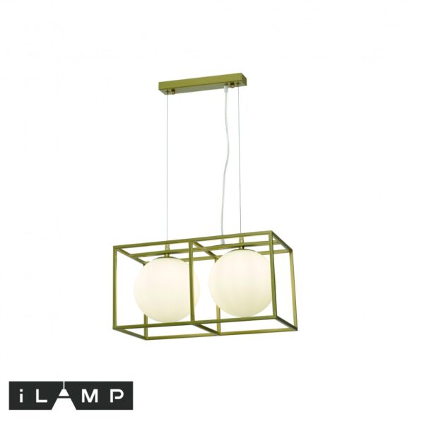 Подвесной светильник iLamp GOLDEN P2484-2 GOLD Подвесной светильник iLamp GOLDEN P2484-2 GOLD