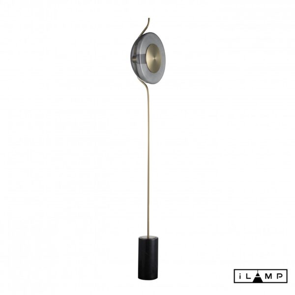 Напольный светильник iLamp STEREO 9285F GOLD&SMOKY Напольный светильник iLamp STEREO 9285F GOLD&SMOKY