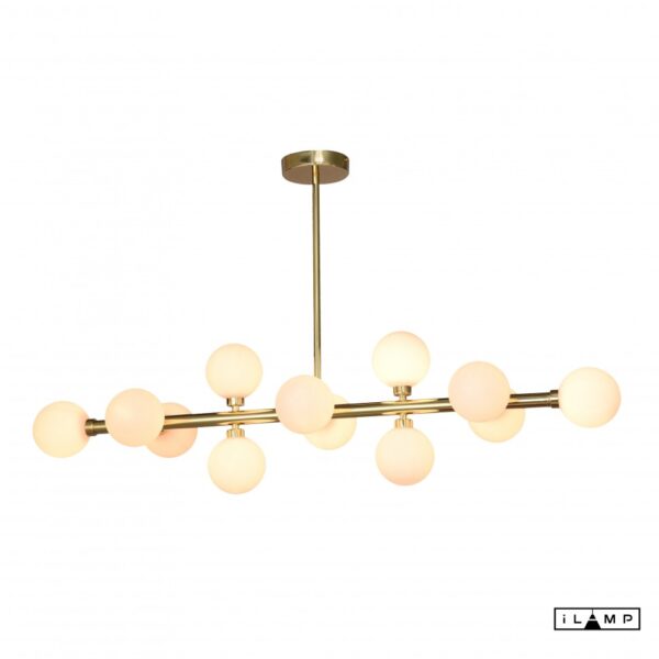 Подвесной светильник iLamp GOLDEN 712P/12 GOLD&WHITE Подвесной светильник iLamp GOLDEN 712P/12 GOLD&WHITE