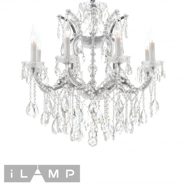 Светильник подвесной iLamp Diamond 6071-8 CR+CL Светильник подвесной iLamp Diamond 6071-8 CR+CL