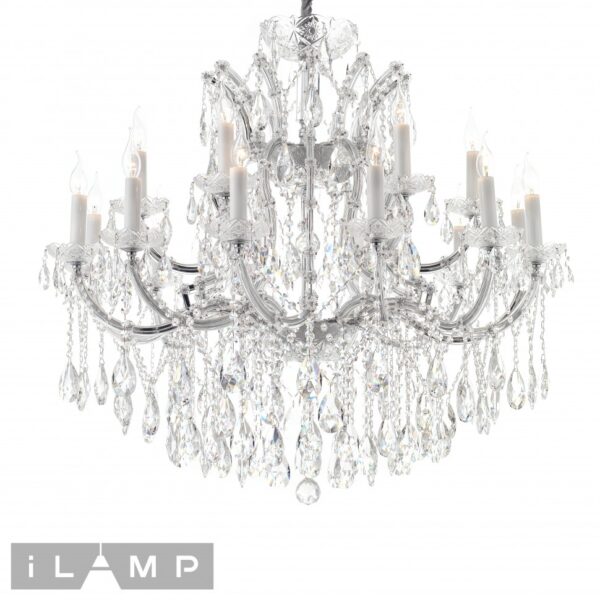 Светильник подвесной iLamp Diamond 6071-18 CR+CL Светильник подвесной iLamp Diamond 6071-18 CR+CL