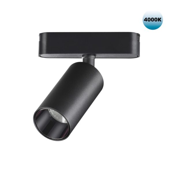 228d21a2375977e16a6a9916bf75934a 359088 SHINO NT23 049 черный Трековый светильник для низков. шинопровода IP20 LED 4000K 12W 48V 1080Лм SMAL