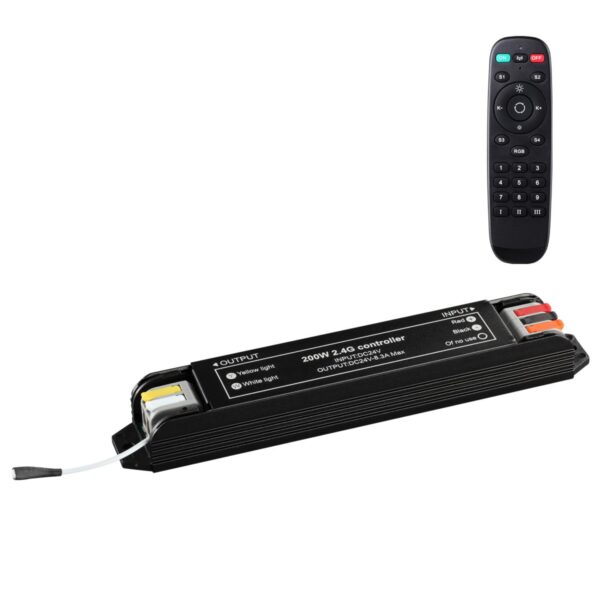 23e9ec2dc7634ab55bace7de603062ac 359456 DRIVE NT24 097 черный Смарт-контроллер + пульт ДУ IP20 200W 24V EASY