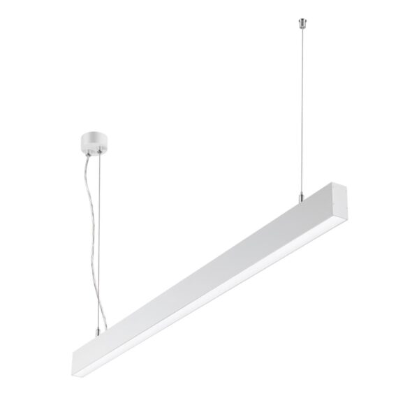 242afbf362f8a6fe52631900c3c96021 358877 OVER NT22 342 белый Светильник подвесной светодиодный (длина подвесов 1,2м) IP20 LED 4000K 40W вниз + 12W вверх 220V ITER