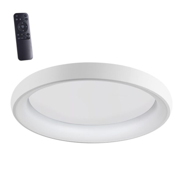 25092fa406fa55ff243abb6ad34e64c8 359033 OVER NT23 300 белый Светильник накладной диммируемый, в комплекте пульт ДУ (2.4G) IP20 LED 3000К~6000К 60W 85-265V FOLD