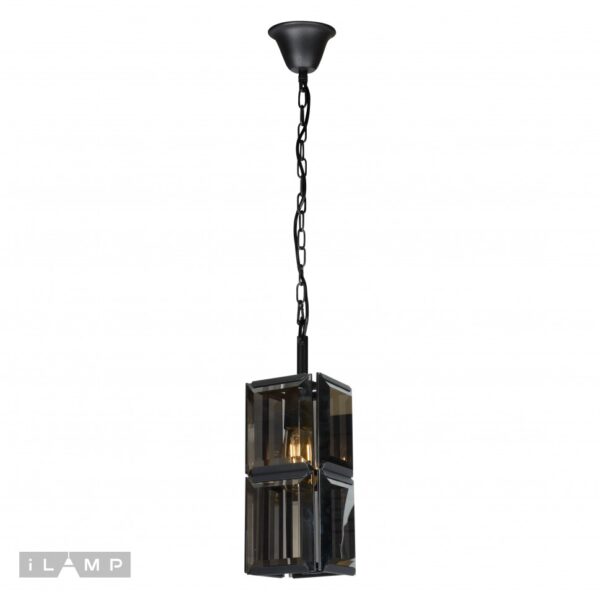 Подвесная люстра iLamp Panorama 10490-1P Черная Подвесная люстра iLamp Panorama 10490-1P Черная