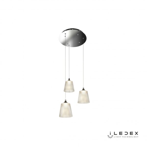 Подвесной светильник iLedex Flora WD8007-3 Хром Подвесной светильник iLedex Flora WD8007-3 Хром