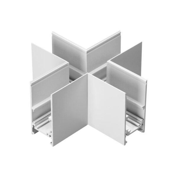 2d6a44b9b1bbe2498f4a1dd3ca688a0f 135171 SHINO NT23 055 белый Соединитель для низковольтного шинопровода «X-образный» IP20 FLUM