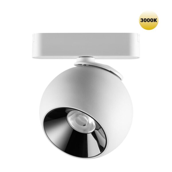 2d6bc67e5b930ba4d452cc25e36ebd2d 359267 SHINO NT23 191 белый Трековый светильник для низковольтного шинопровода IP20 LED 12W 48V 960Лм 3000К SMAL