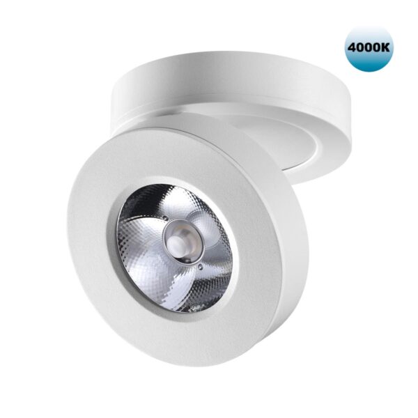 419286c513cf91a3fdd72df56bdf3c9a 359411 OVER NT24 366 белый Светильник накладной/встраиваемый IP20 LED 5W 220V 4000K 240Лм GRODA