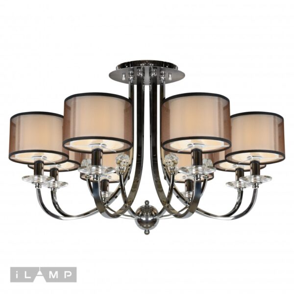 Потолочная люстра iLamp America 88049/8 Хром Потолочная люстра iLamp America 88049/8 Хром