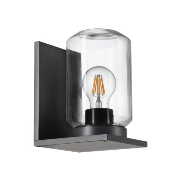 45e3e10eea69b2691830f1dfc01632e6 370945 STREET NT23 351 темно-серый Светильник ландшафтный IP54 E27 18W 220-240V FRAN