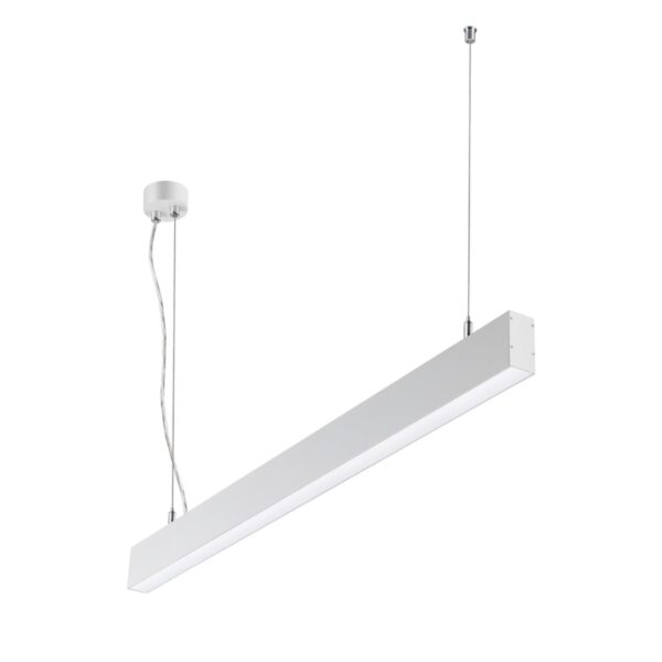 464359ff8afbc7eb777c333b6a206f67 358879 OVER NT22 342 белый Светильник подвесной светодиодный (длина подвесов 1,2м) IP20 LED 4000K 30W вниз + 12W вверх 220V ITER