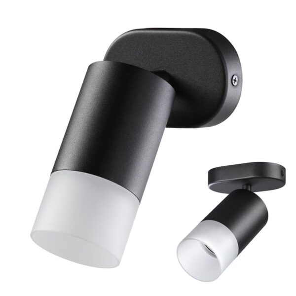 4874cfd67166109c74f5f9a6873f6f73 370735 OVER NT21 421 черный Светильник накладной IP20 GU10 9W 235V FLAX