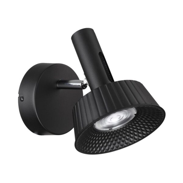 493974f27b27d42e6cb073c5bef6b1b9 6643/7WL HIGHTECH ODL24 303 черный/металл/акрил Настенный светильник (выкл на корпусе) IP20 LED 10W 3000K 220V MALI