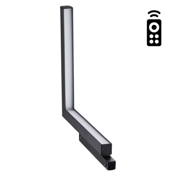 4989c722c4db206b26e05995ae0b62b6 358915 SHINO NT22 067 черный Трековый светильник для низков.шинопровода диммируемый с пультом ДУ со сменой цв.температуры IP20 LED 3000~6500К 24W 48V