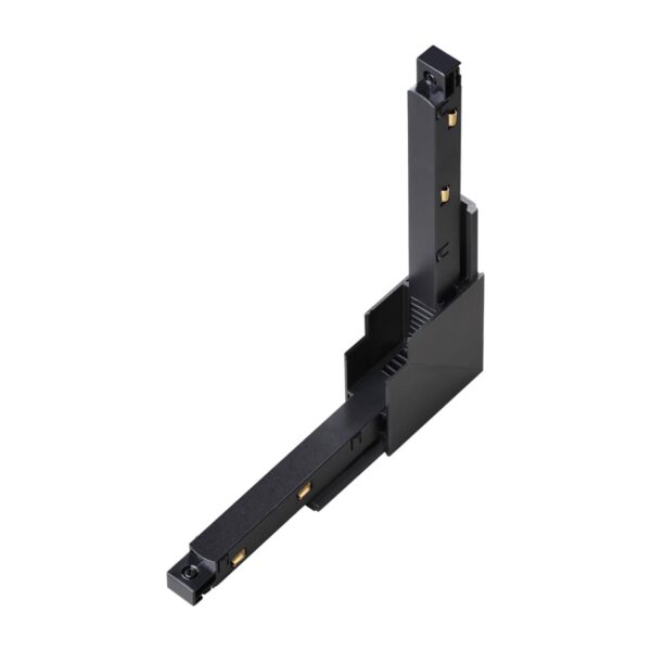 4d40a4986e1fa7a65268cbe628851a30 135124 SHINO NT21 043 черный Соединитель с токопроводом для шинопровода Г-образный IP20 48V FLUM