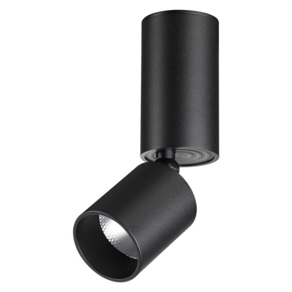 4e9ae8cb919f92e1a653bf19b4344858 359317 OVER NT24 370 черный Светильник накладной светодиодный IP20 LED 10W 85-265V 3000K 1100Лм TUBO