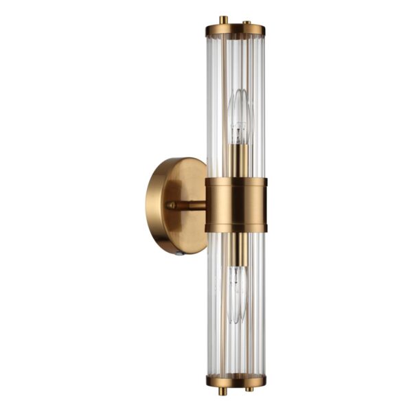 4f17a733ce18a2271152b3cd8260db8d 4946/2W DROPS ODL22 701 бронзовый/прозрачный/стекло Настенный светильник с выкл. E14 1*40W IP44 KEPA