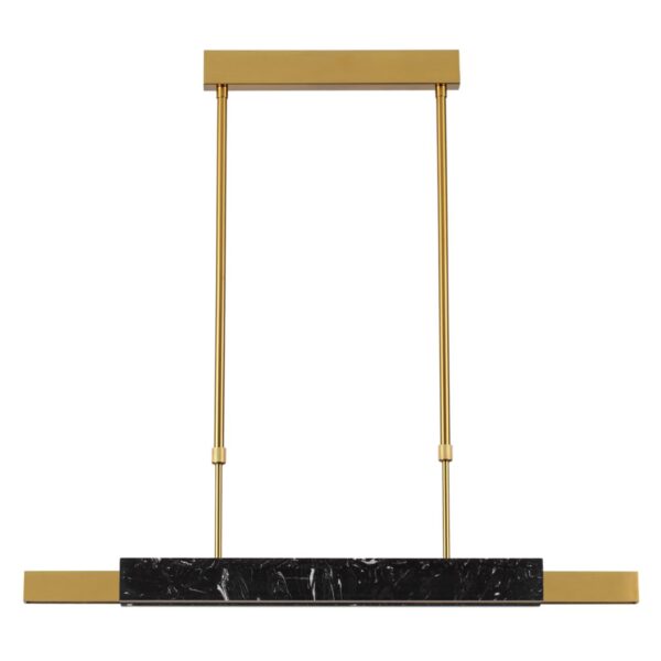 5345b27ea65b084ca8a063e8eb6a7d7f 4361/25L MIDCENT ODL24 129 черный мрамор/антич. бронза/металл/акрил Подвесной светильник IP20 LED 25W 3000K 220V MARMI