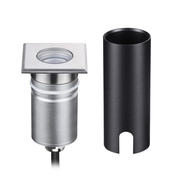 56af86e85c24a1cd7cc87ad8e226ba2c 6661/1GB NATURE ODL24 729 черный/металл Встраиваемый грунтовый светильник IP67 LED 3W 4000K 60° 12V/24V INGRO (нужен драйвер 357781/357782)