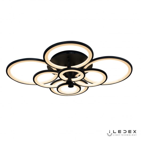 Потолочная люстра iLedex Ring A001/8 Черный Потолочная люстра iLedex Ring A001/8 Черный