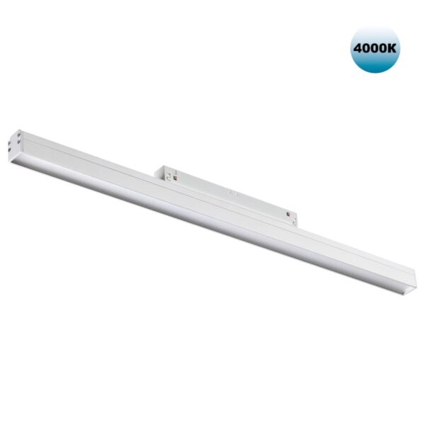 5baf8033cb5b8daad7c1a0e1b973fe97 358415 SHINO NT20 152 белый Трековый светильник для низков. шинопровода IP20 LED 4000K 24W 48V FLUM